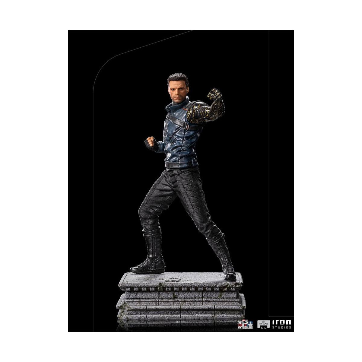 Iron Studios - Bucky Barnes - El Halcón y el Soldado de Invierno estatuilla 1/10 Art Scale