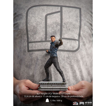 Iron Studios - Bucky Barnes - El Halcón y el Soldado de Invierno estatuilla 1/10 Art Scale