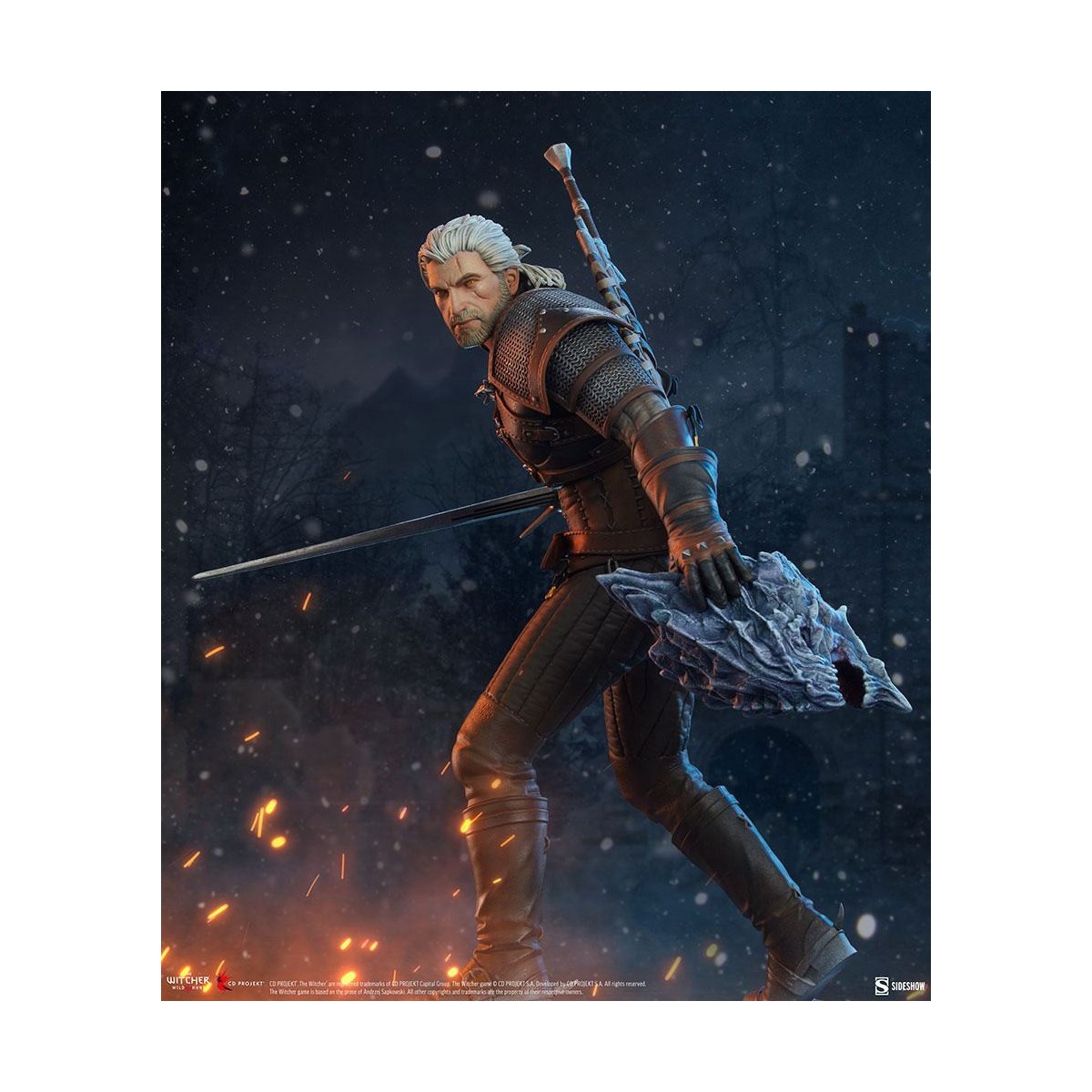 Sideshow The Witcher 3: Wild Hunt - Geralt Formato Premium 1/4