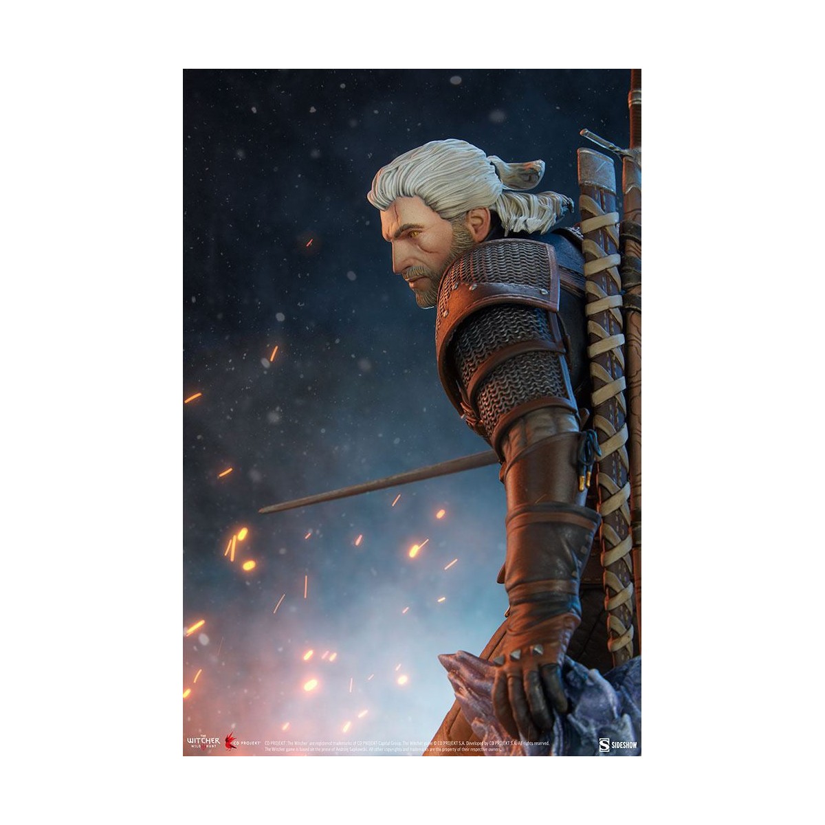 Sideshow The Witcher 3: Wild Hunt - Geralt Formato Premium 1/4