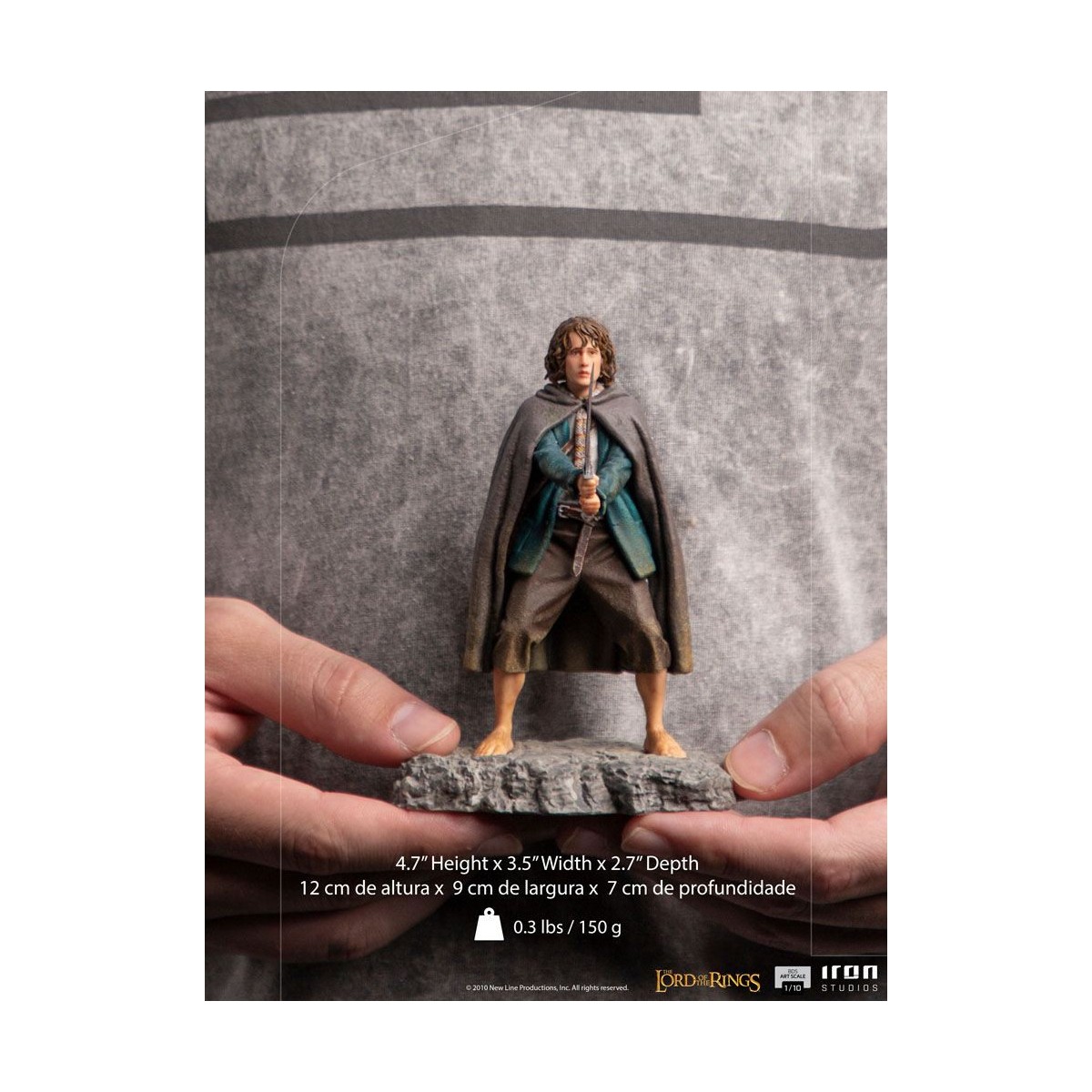 Iron Studios - Pippin - El Señor de los Anillos - LOTR estatua BDS Art Scale 1/10