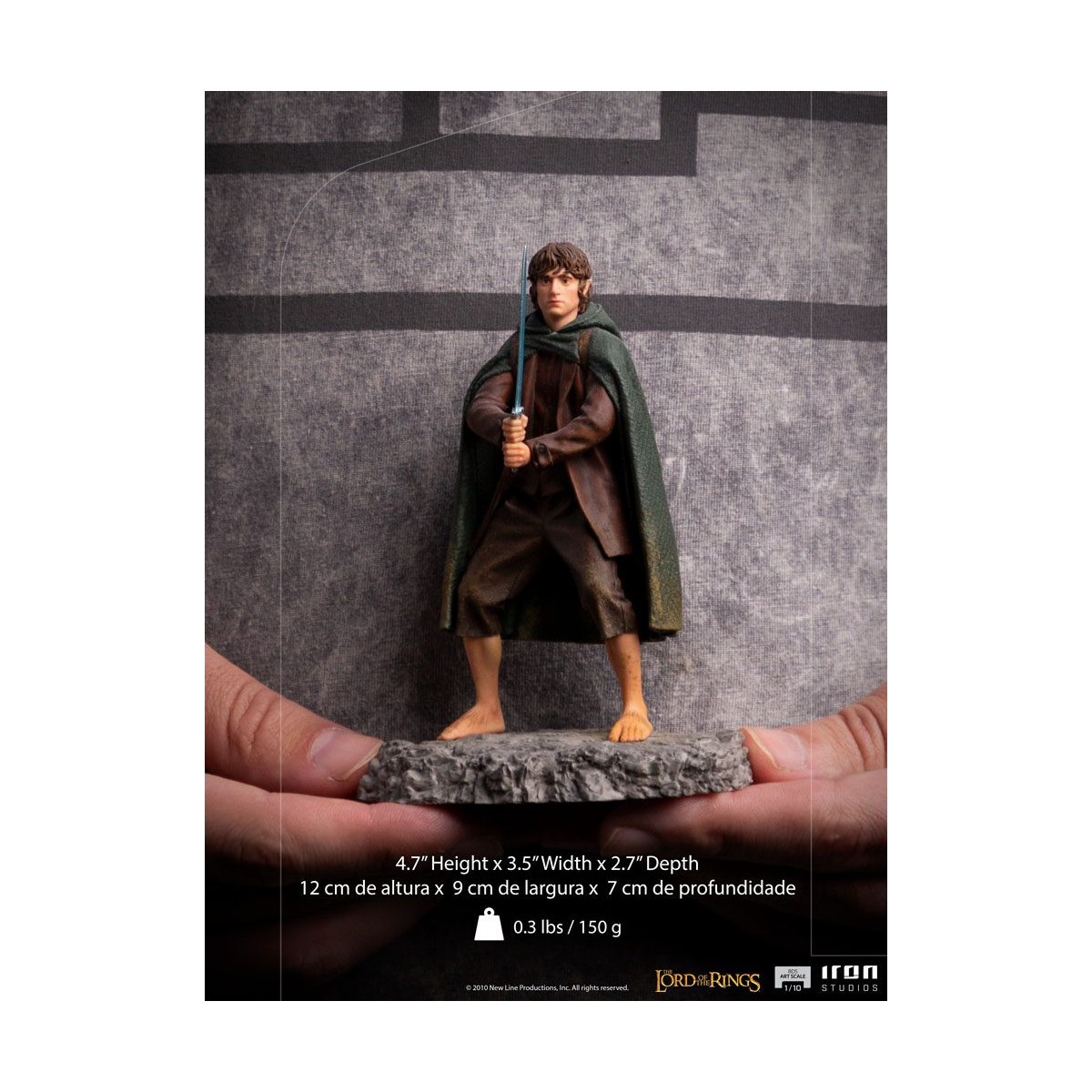 Iron Studios - Frodo - El Señor de los Anillos - Estatua LOTR BDS Art Scale 1/10