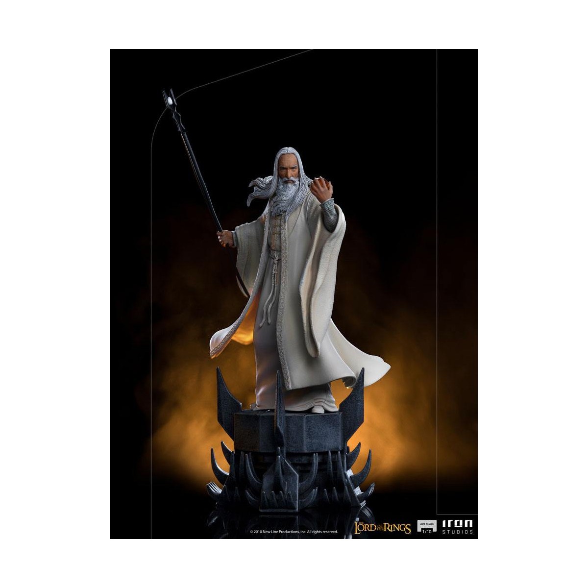 Iron Studios - Saruman - Saruman - El Señor de los Anillos - LOTR estatua BDS Art Scale 1/10