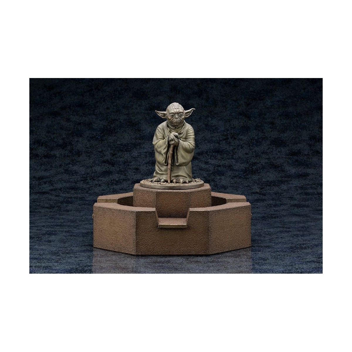 Kotobukiya Star Wars Estatua de fundición en frío Fuente de Yoda Edición Limitada
