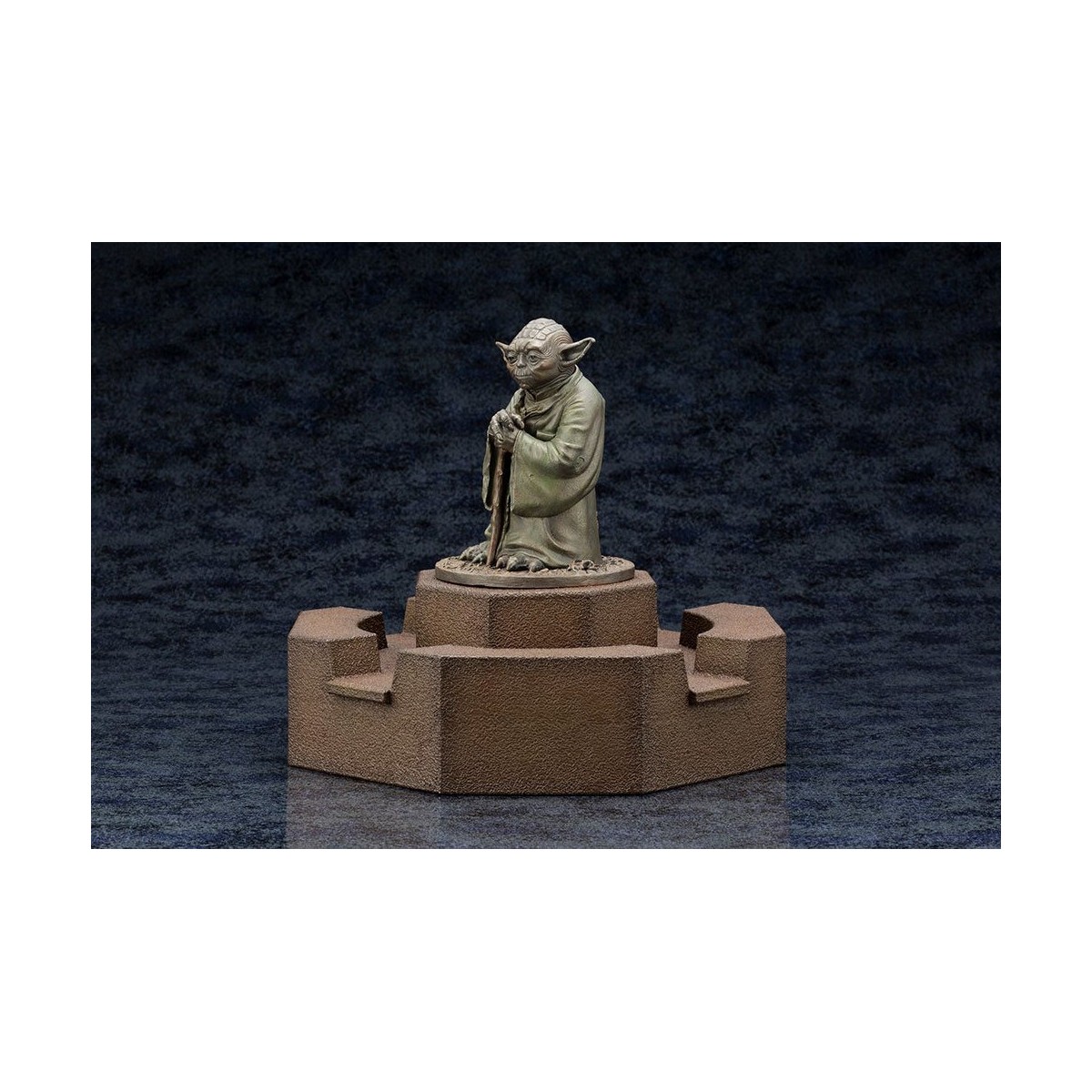 Kotobukiya Star Wars Estatua de fundición en frío Fuente de Yoda Edición Limitada