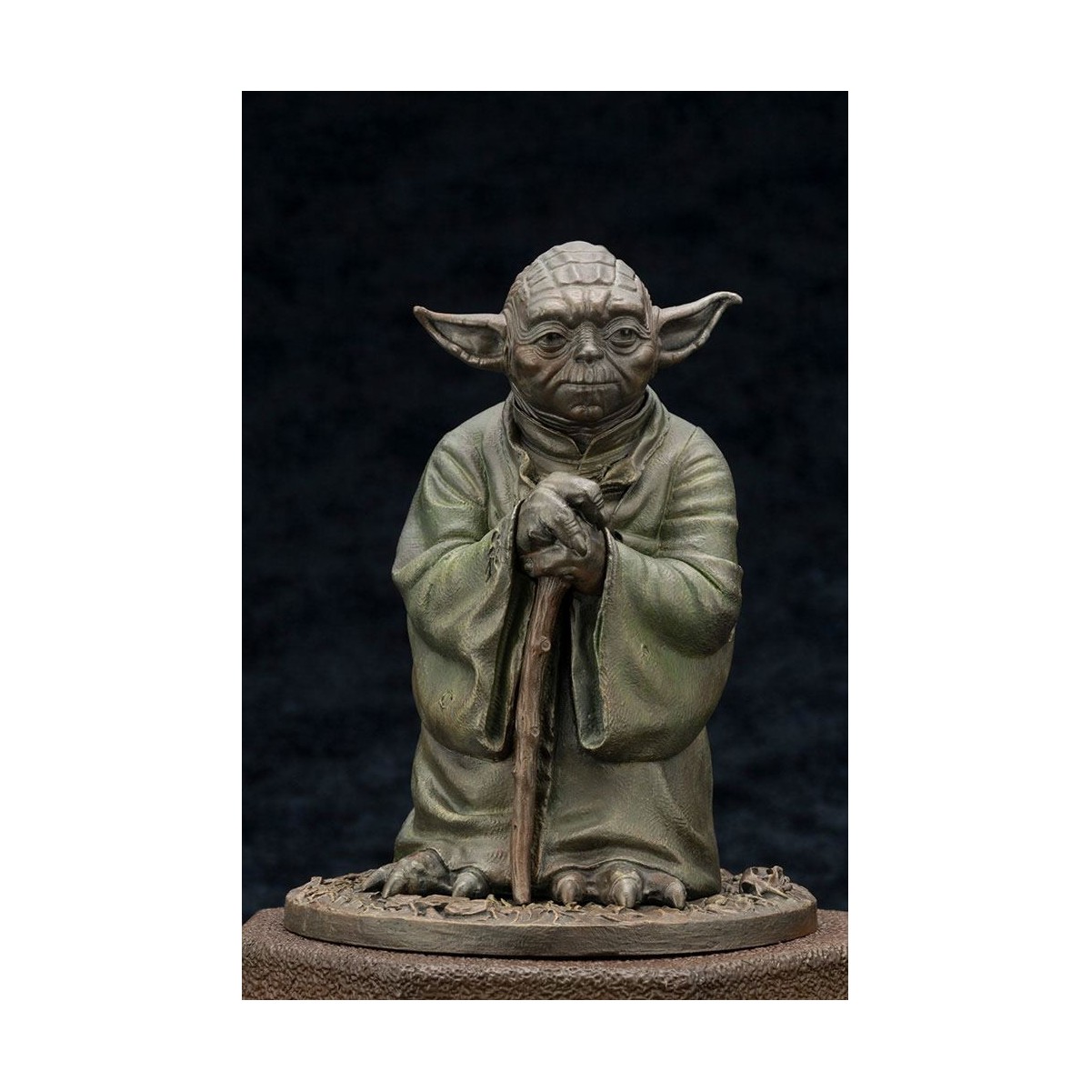 Kotobukiya Star Wars Estatua de fundición en frío Fuente de Yoda Edición Limitada