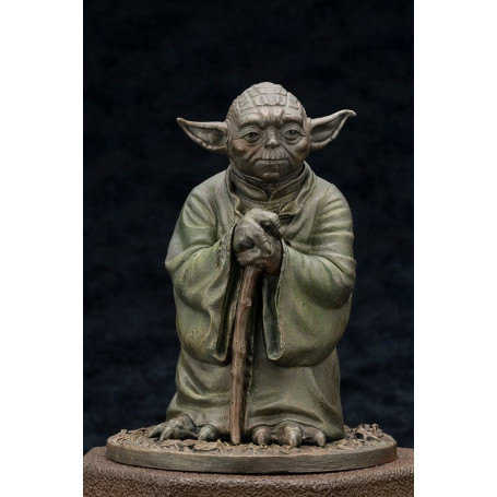 Kotobukiya Star Wars Estatua de fundición en frío Fuente de Yoda Edición Limitada
