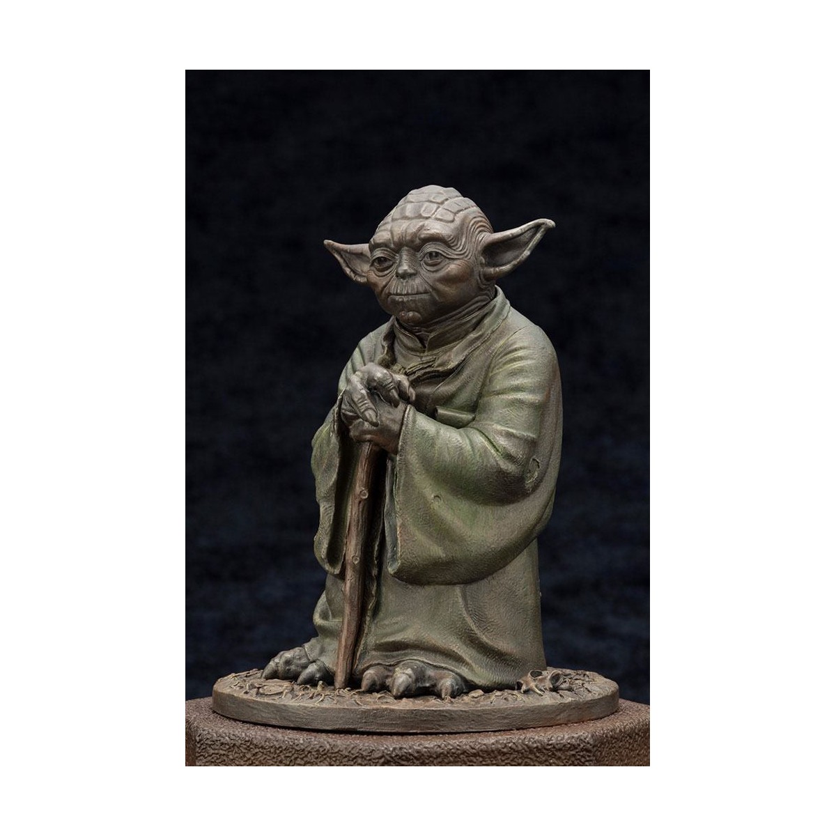 Kotobukiya Star Wars Estatua de fundición en frío Fuente de Yoda Edición Limitada