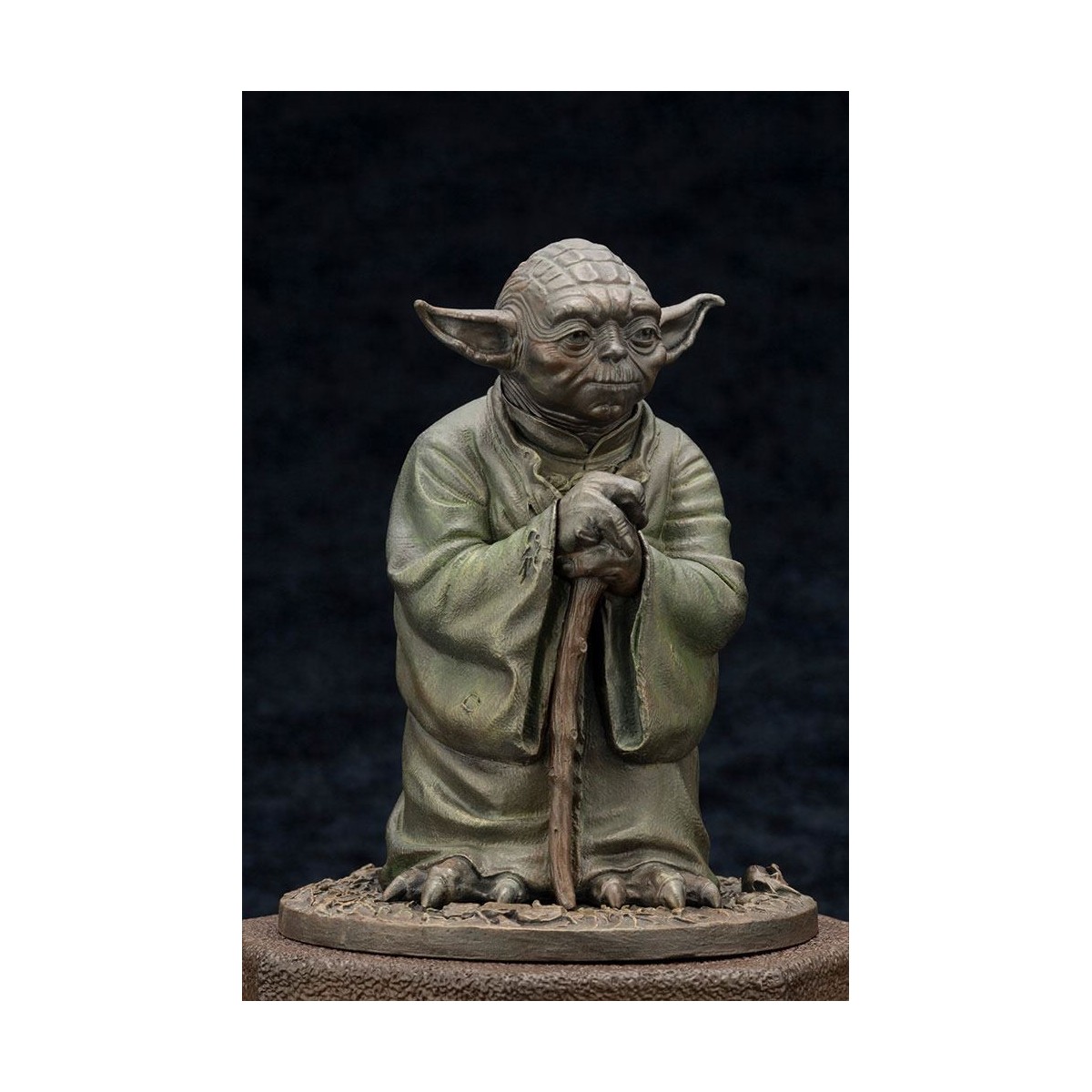 Kotobukiya Star Wars Estatua de fundición en frío Fuente de Yoda Edición Limitada