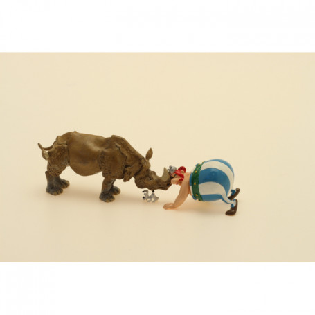 Pixi - Astérix y Obélix - Obélix frente a frente con el rinoceronte