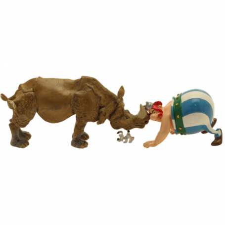 Pixi - Astérix y Obélix - Obélix frente a frente con el rinoceronte