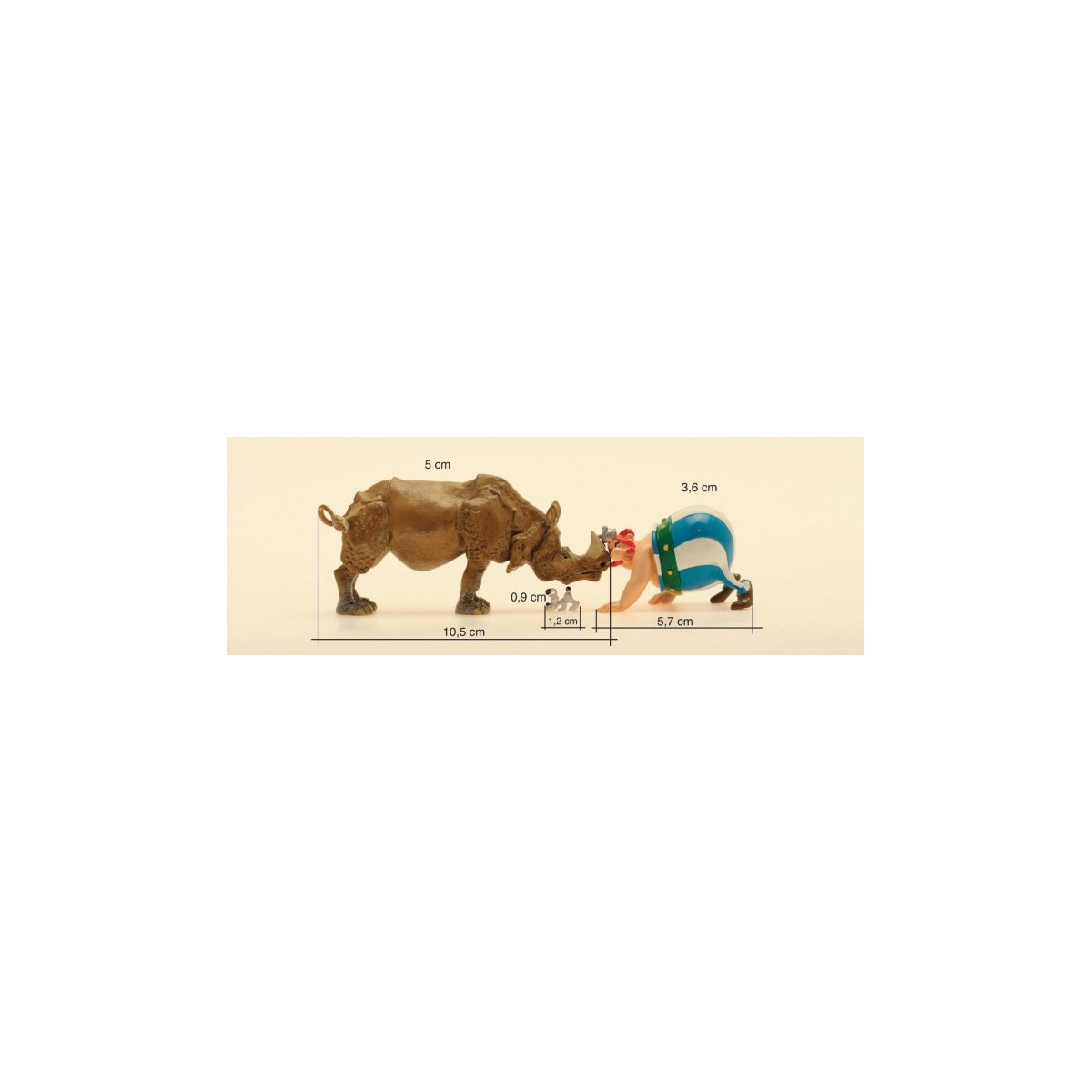 Pixi - Astérix y Obélix - Obélix frente a frente con el rinoceronte