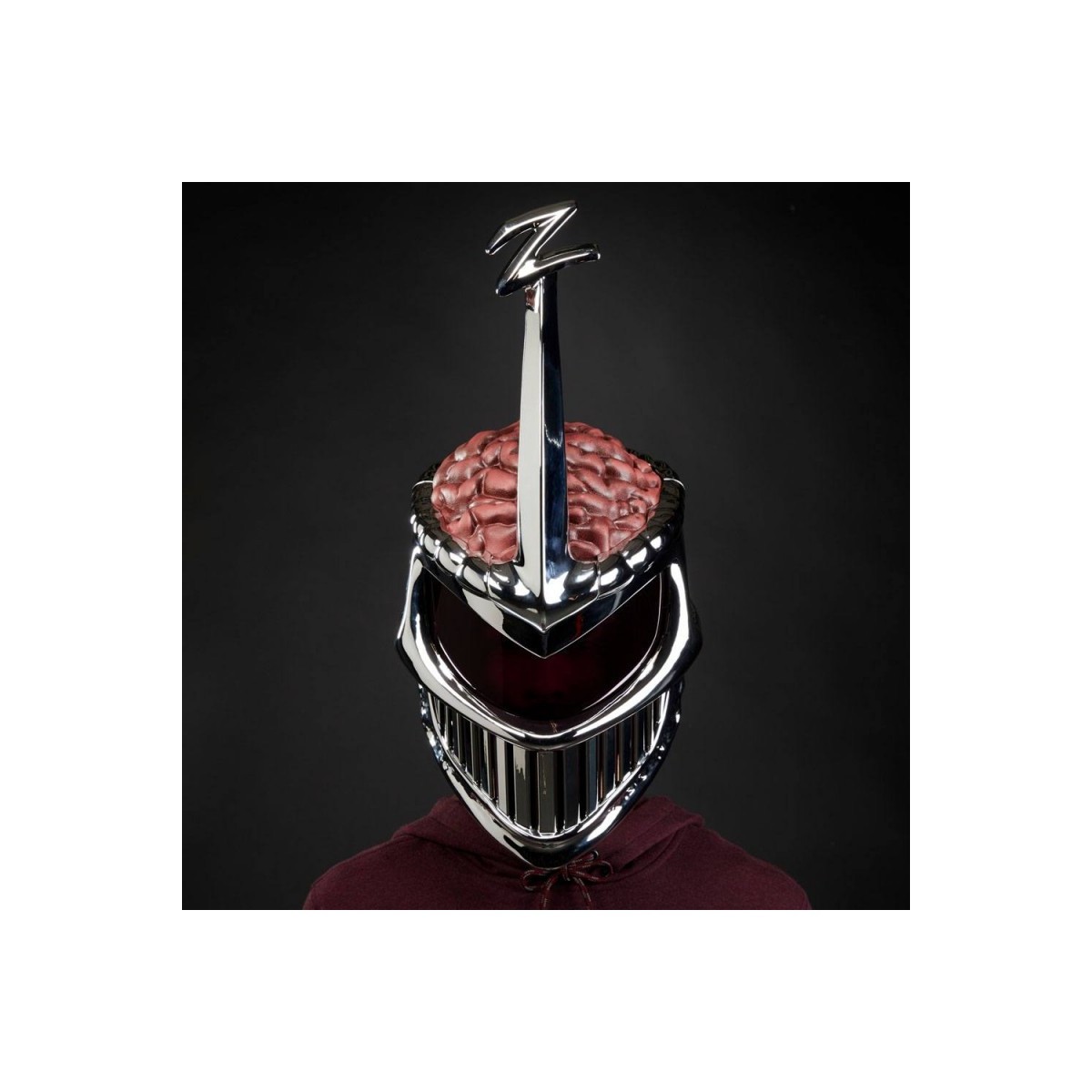 Hasbro - Casco Lord Zedd 1:1 - Mighty Morphin Power Rangers Lightning Collection - Edición Coleccionista