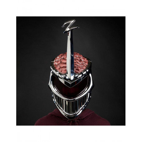 Hasbro - Casco Lord Zedd 1:1 - Mighty Morphin Power Rangers Lightning Collection - Edición Coleccionista