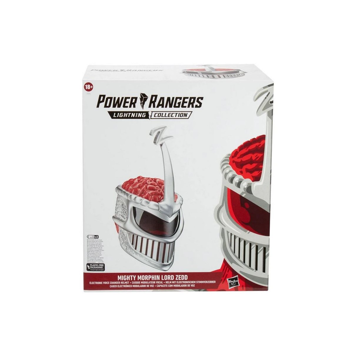 Hasbro - Casco Lord Zedd 1:1 - Mighty Morphin Power Rangers Lightning Collection - Edición Coleccionista