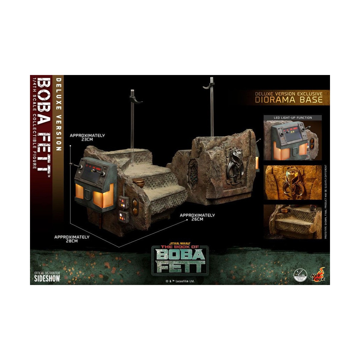 Hot Toys Star Wars - Boba Fett 1/4 Deluxe - El Libro de Boba Fett