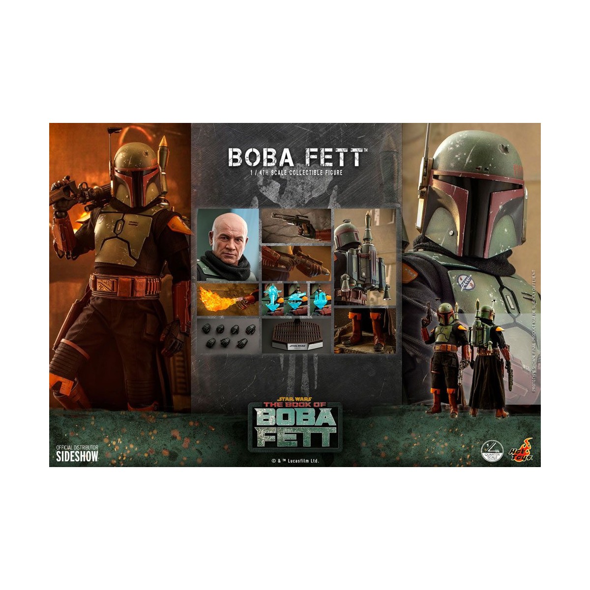 Hot Toys Star Wars - Boba Fett 1/4 - El libro de Boba Fett