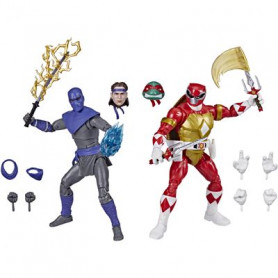 Hasbro - RAPHAEL Y SOLDADO DE PIE TOMMY 2-Pack - Colección Lightning Power Rangers