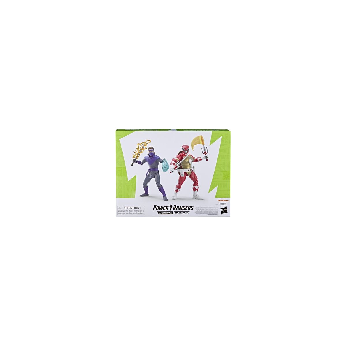 Hasbro - RAPHAEL Y SOLDADO DE PIE TOMMY 2-Pack - Colección Lightning Power Rangers