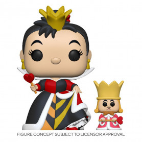 ¡Funko POP! Disney - Alicia en el País de las Maravillas - Reina del Corazón con el Rey