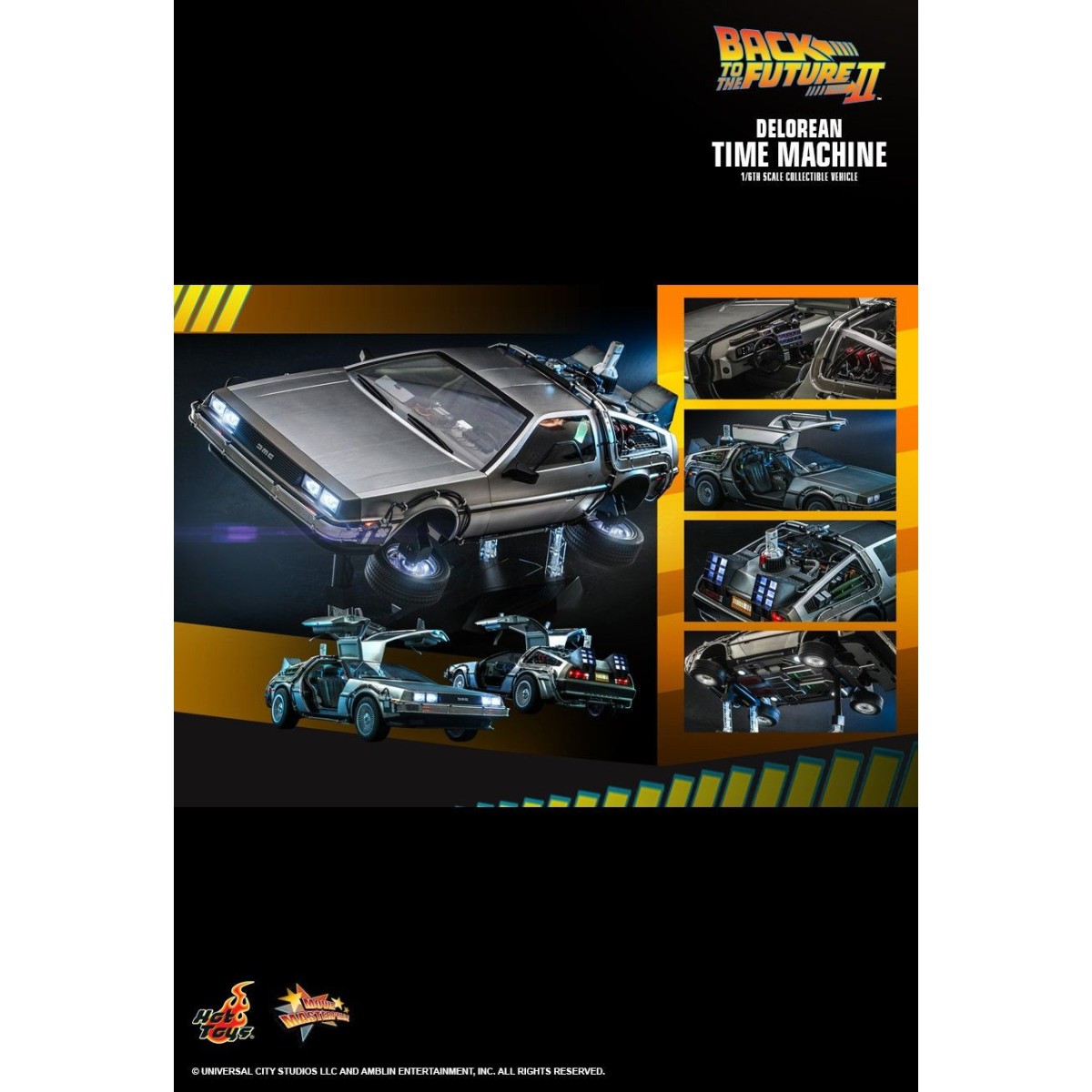 Hot Toys - Back to the Future 2 Delorean 1/6 - BTTF2