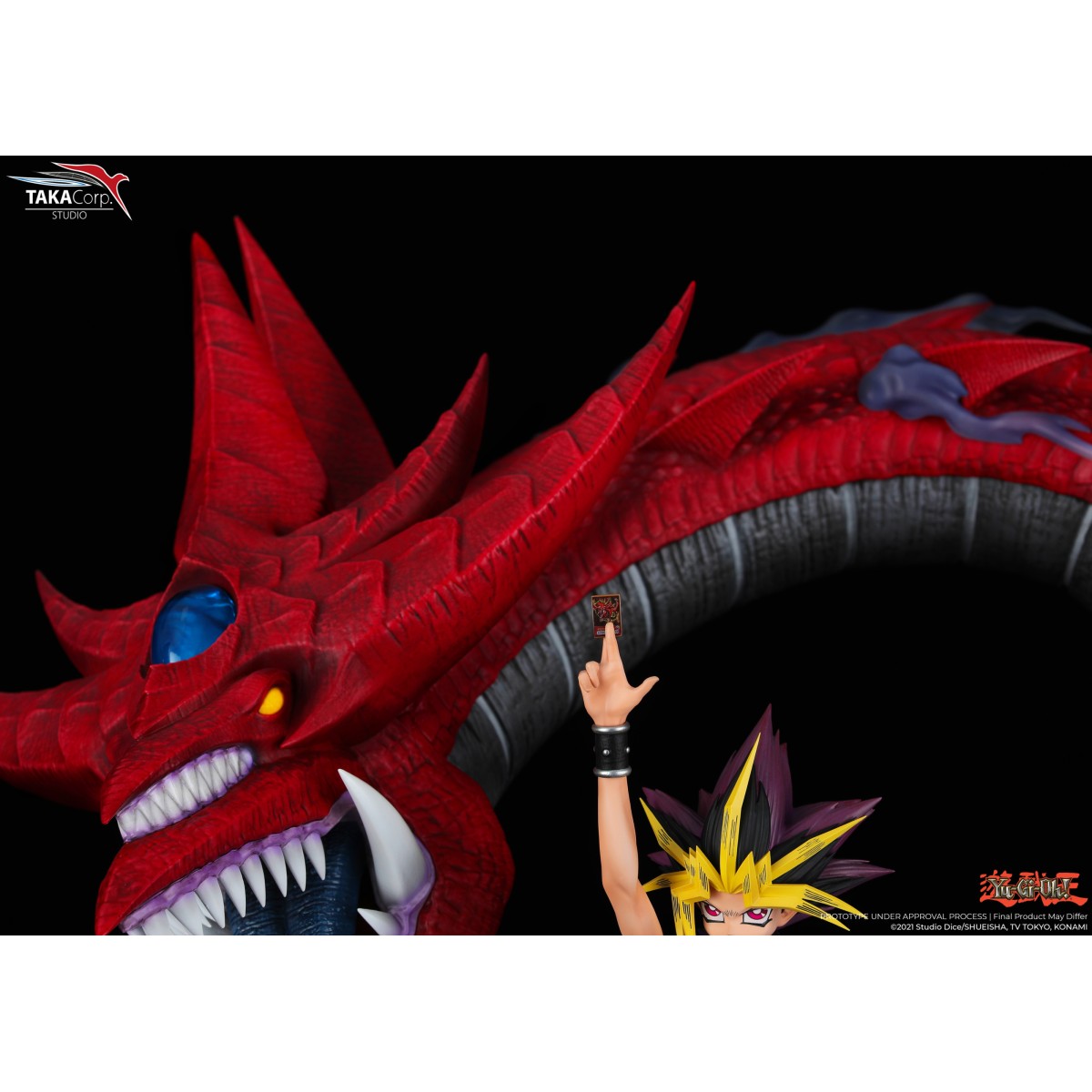 Taka Corp - Yu Gi-Oh! - Yami Yugi y Slifer El Dragón Celestial Estatua - 1/6