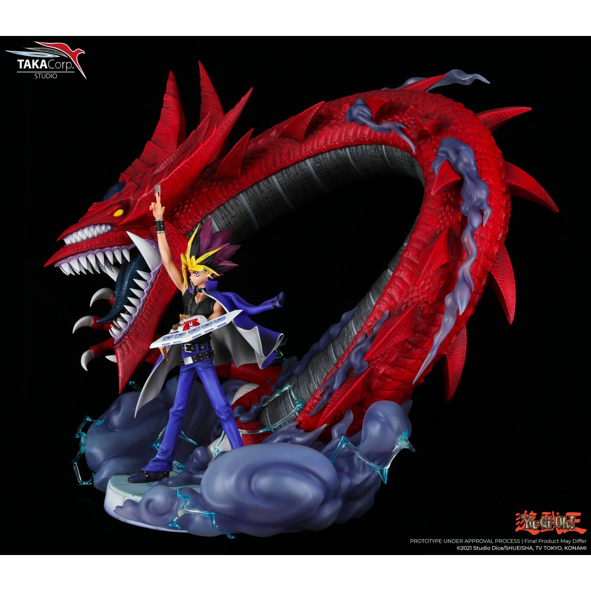 Taka Corp - Yu Gi-Oh! - Yami Yugi y Slifer El Dragón Celestial Estatua - 1/6
