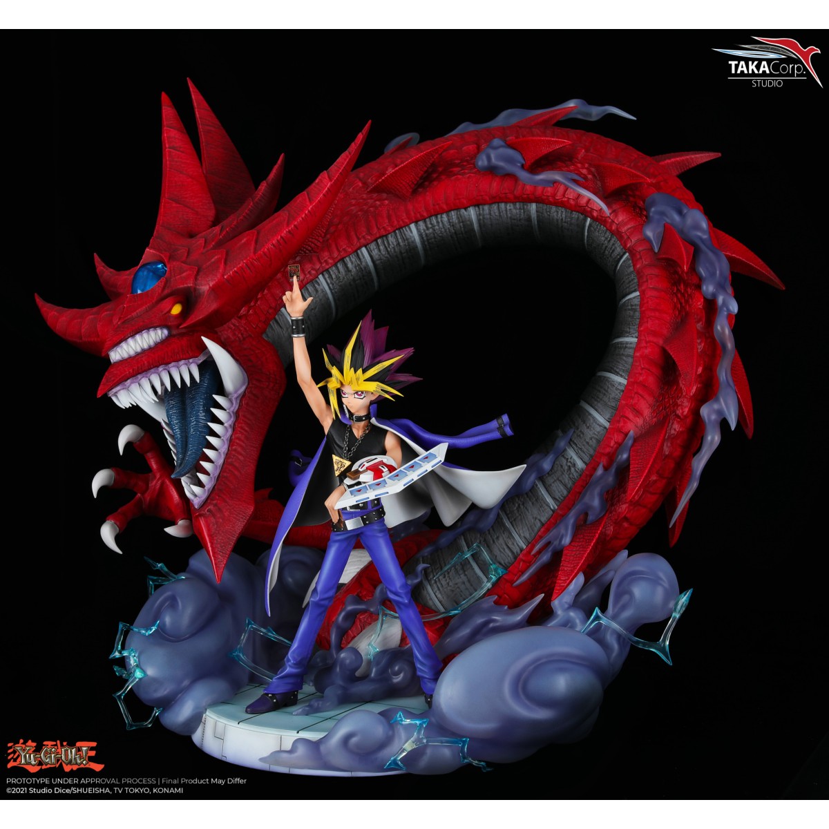 Taka Corp - Yu Gi-Oh! - Yami Yugi y Slifer El Dragón Celestial Estatua - 1/6