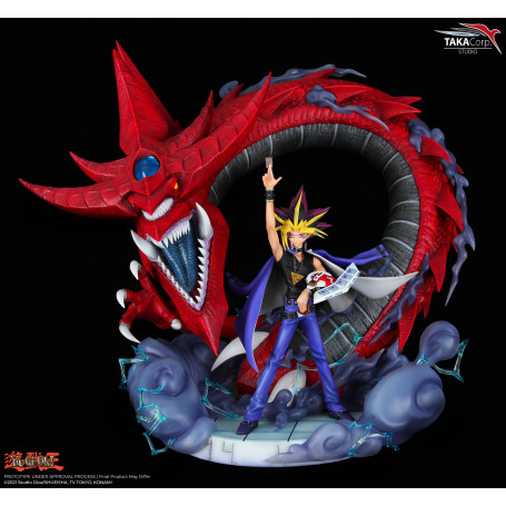 Taka Corp - Yu Gi-Oh! - Yami Yugi y Slifer El Dragón Celestial Estatua - 1/6