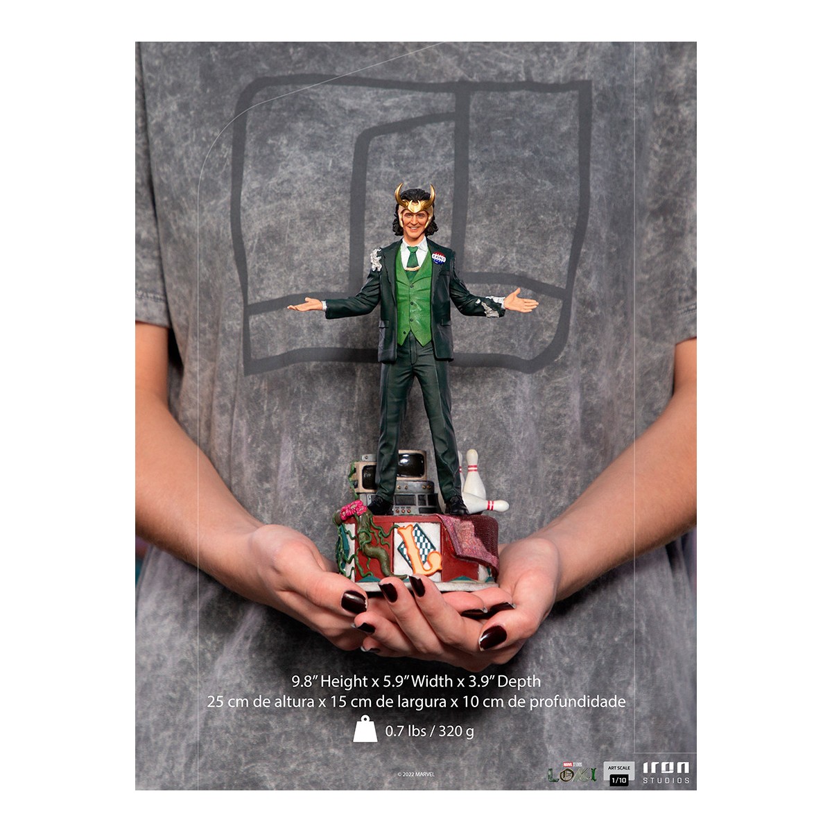 Iron Studios Estatua Arte escala 1/10 - PRESIDENT LOKI VARIANT - Loki