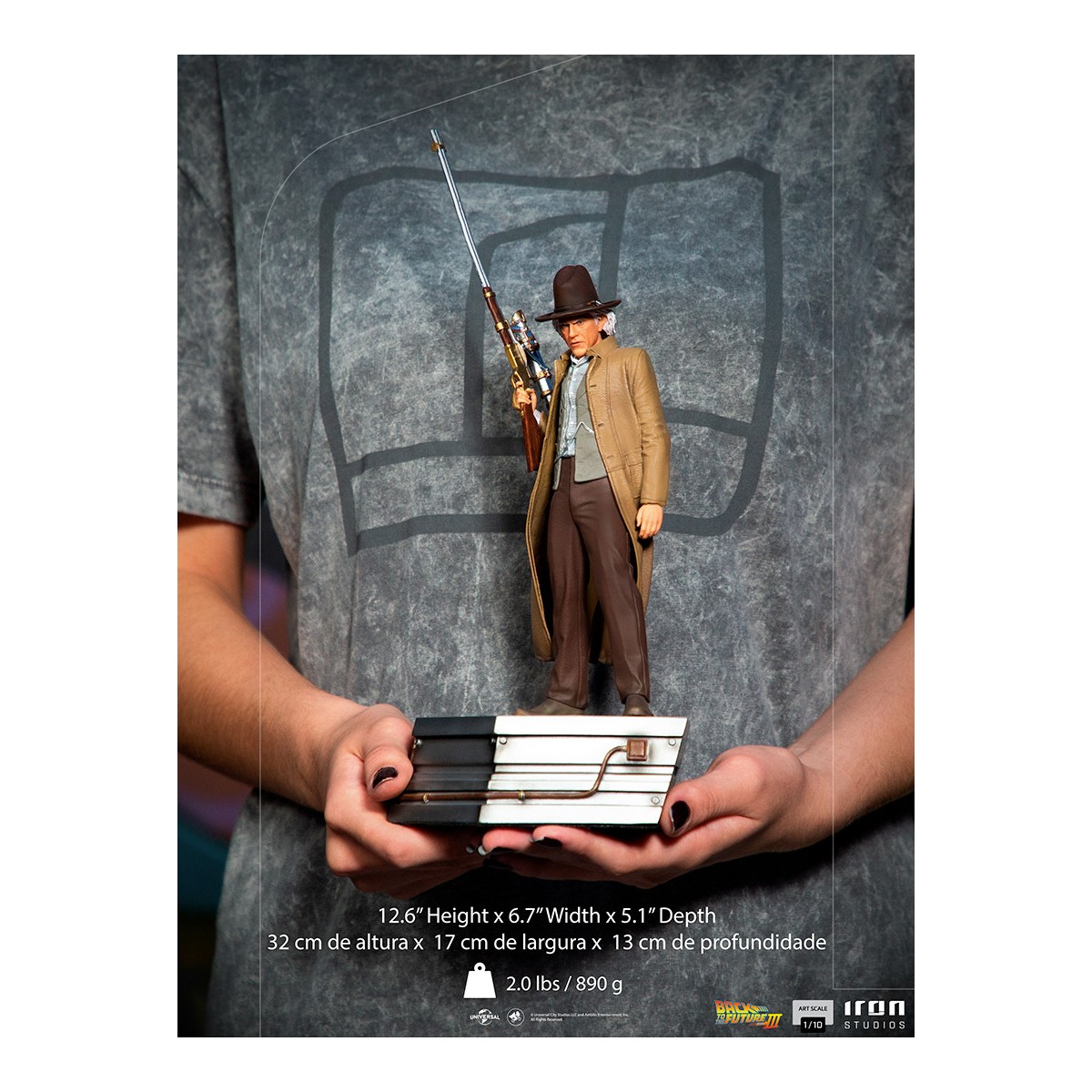 Iron Studios - BTTF 3 - Marty McFly Back to the Future Part III - BDS Art Scale