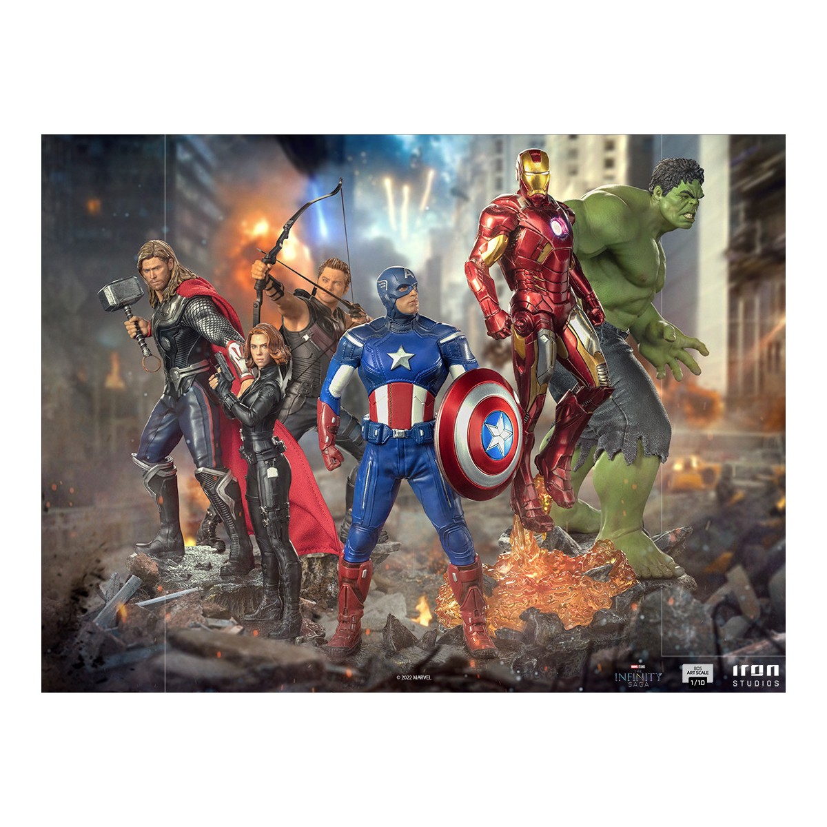 Iron Studios - THOR - Batalla de NY La Saga del Infinito 1/10 BDS Art Scale