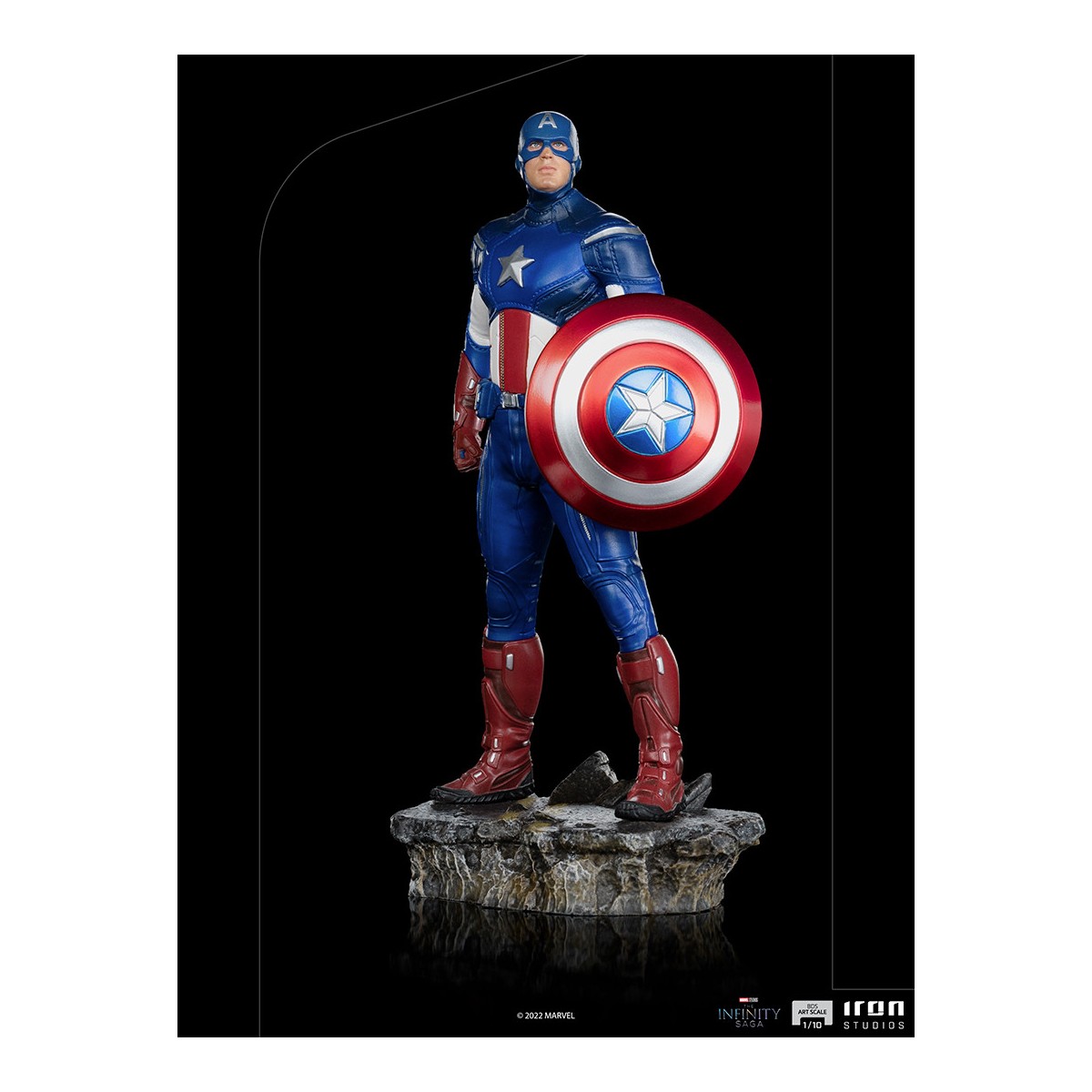 Iron Studios - CAPTAIN AMERICA - Batalla de NY La Saga del Infinito 1/10 BDS Art Scale