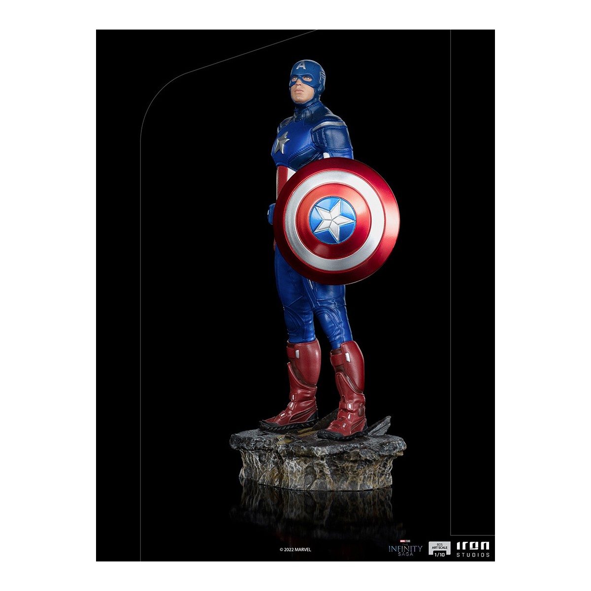 Iron Studios - CAPTAIN AMERICA - Batalla de NY La Saga del Infinito 1/10 BDS Art Scale