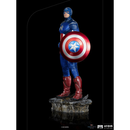 Iron Studios - CAPTAIN AMERICA - Batalla de NY La Saga del Infinito 1/10 BDS Art Scale