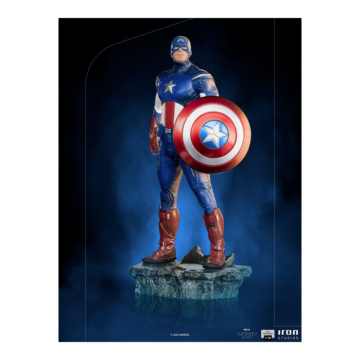 Iron Studios - CAPTAIN AMERICA - Batalla de NY La Saga del Infinito 1/10 BDS Art Scale