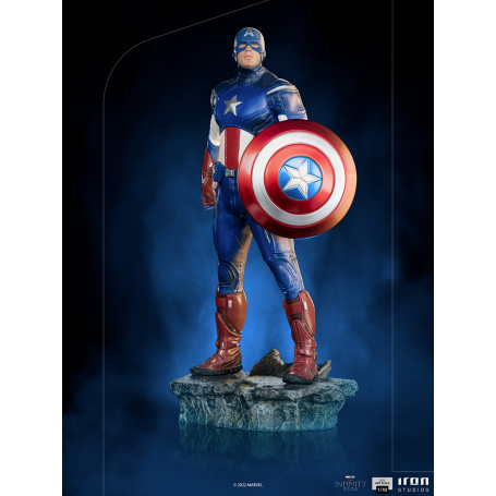 Iron Studios - CAPTAIN AMERICA - Batalla de NY La Saga del Infinito 1/10 BDS Art Scale