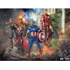 Iron Studios - CAPTAIN AMERICA - Batalla de NY La Saga del Infinito 1/10 BDS Art Scale