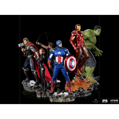 Iron Studios - CAPTAIN AMERICA - Batalla de NY La Saga del Infinito 1/10 BDS Art Scale
