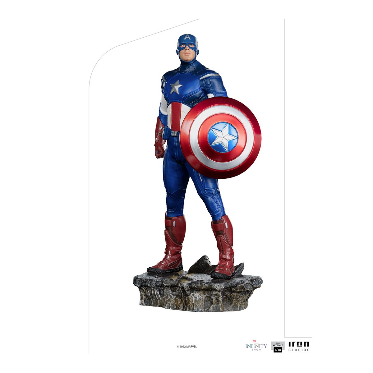 Iron Studios - CAPTAIN AMERICA - Batalla de NY La Saga del Infinito 1/10 BDS Art Scale