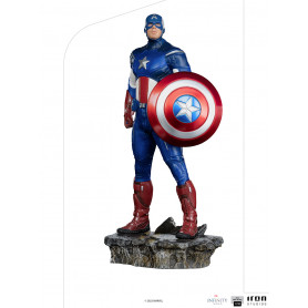 Iron Studios - CAPTAIN AMERICA - Batalla de NY La Saga del Infinito 1/10 BDS Art Scale