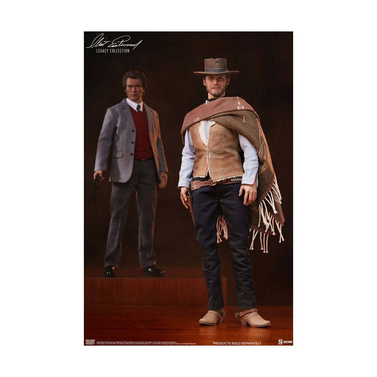 Sideshow - El hombre sin nombre figura de acción 1/6 - El bueno, el malo y el feo