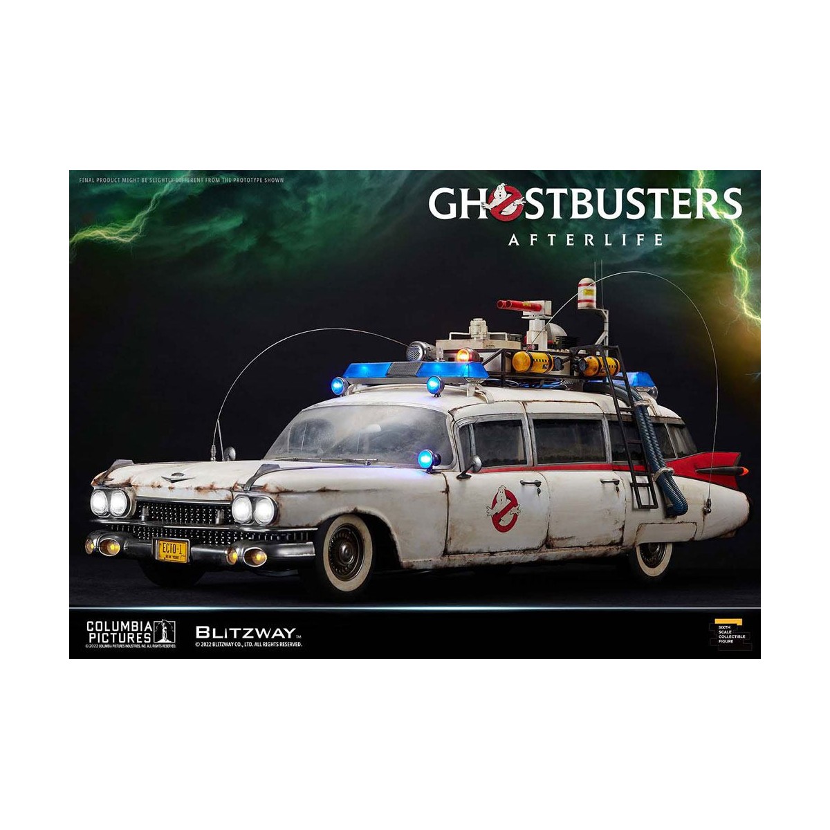 Blitzway Ghostbusters Heritage Car 1/6 ECTO-1 1959 Cadillac - Ghostbusters Afterlife