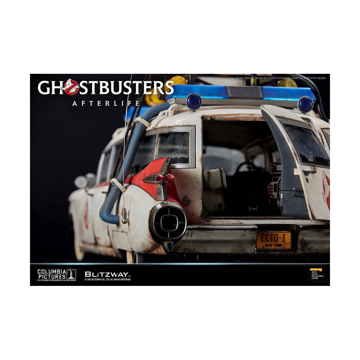 Blitzway Ghostbusters Heritage Car 1/6 ECTO-1 1959 Cadillac - Ghostbusters Afterlife