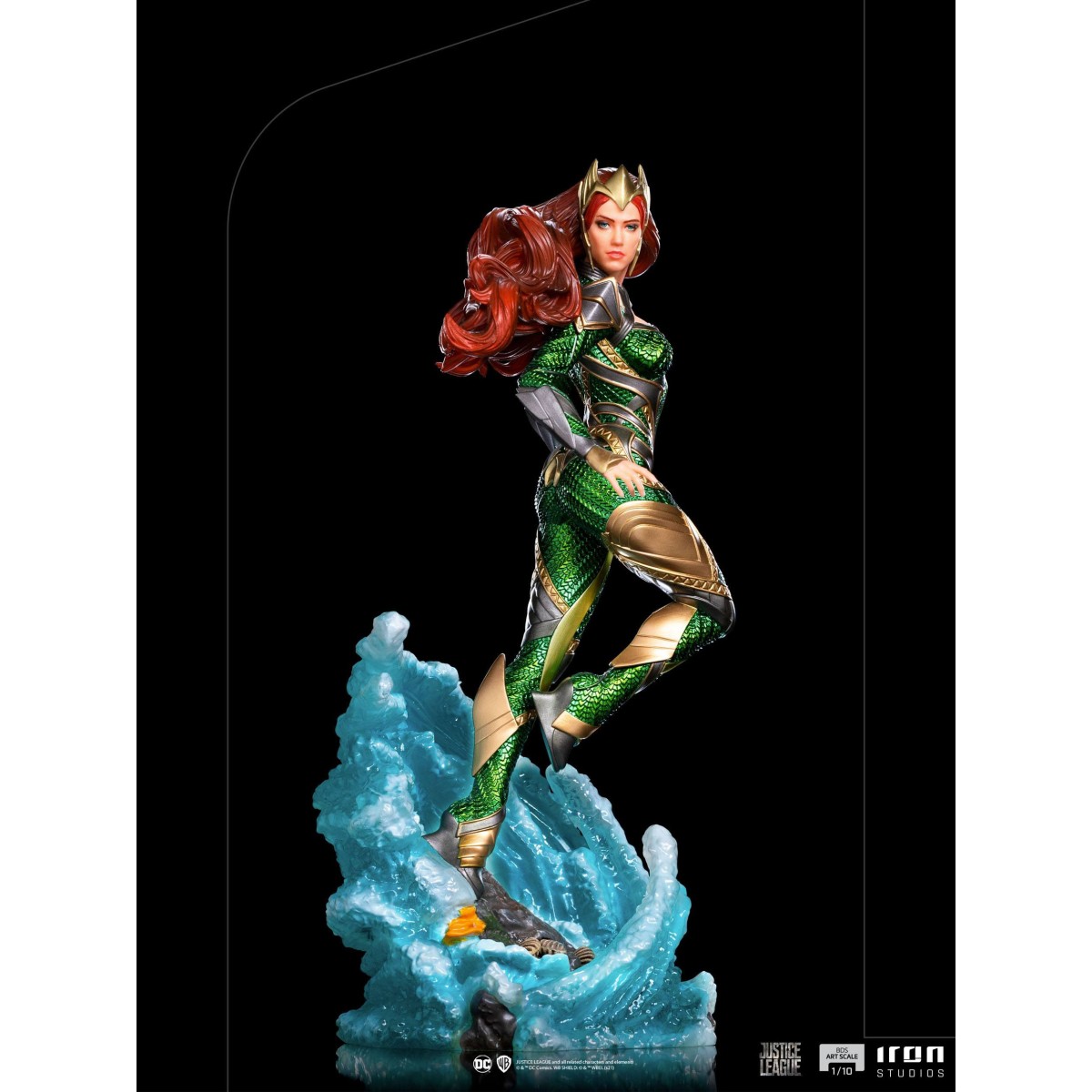 Mera de Iron Studios Liga de la Justicia de Zack Snyder - Arte a escala 1/10