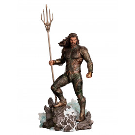 Iron Studios Aquaman Liga de la Justicia de Zack Snyder - Escala de arte 1/10