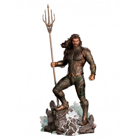 Iron Studios Aquaman Liga de la Justicia de Zack Snyder - Escala de arte 1/10
