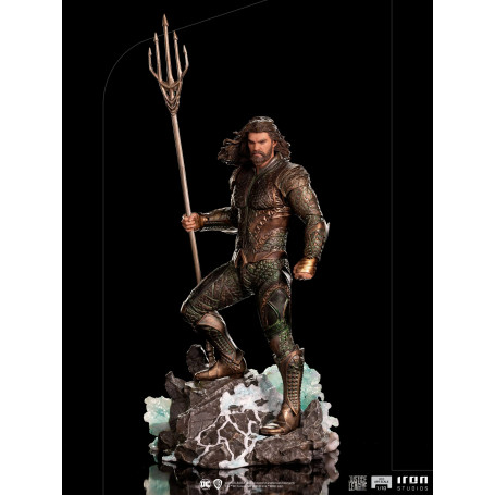 Iron Studios Aquaman Liga de la Justicia de Zack Snyder - Escala de arte 1/10
