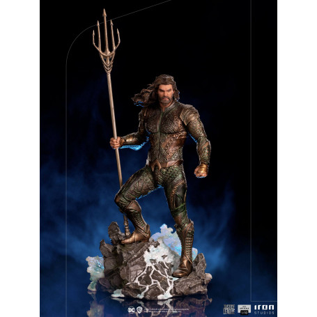Iron Studios Aquaman Liga de la Justicia de Zack Snyder - Escala de arte 1/10