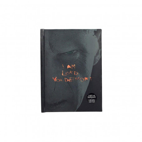 SD TOYS - Cuaderno luminoso A5 de Harry Potter - SOY LORD VOLDEMORT